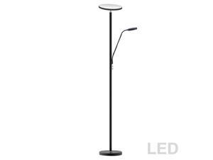 Dainolite 801LEDF-SB Mother & Son LED Floor Lamp, Satin Black Dainolite 801LEDF-SB Mother & Son LED Floor Lamp, Satin Black