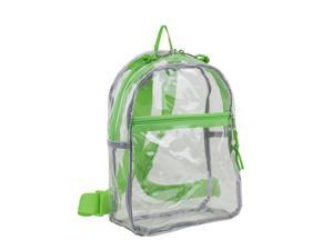 Eastsport 2290874 DDI Clear Mini Backpack, Lime Sizzle - Case of 12 Eastsport 2290874 DDI Clear Mini Backpack, Lime Sizzle - Case of 12