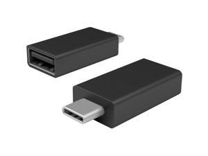 Microsoft Surface JTZ-00001 USB-C to USB 3.0 Adapter, Black