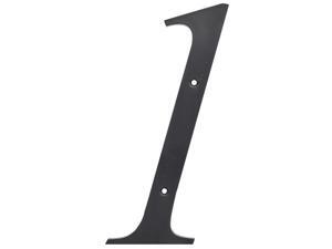 Hillman Group 847375 6 in. Nail-On Black Plastic House Number - 1 - 5 Piece Hillman Group 847375 6 in. Nail-On Black Plastic House Number - 1 - 5 Piece