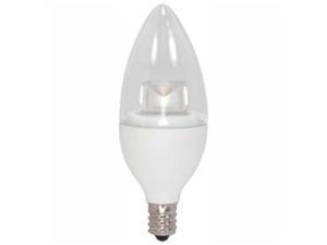 Satco Products B2197651 4.5W Torpedo LED Candelabra Base - 2700K Satco Products B2197651 4.5W Torpedo LED Candelabra Base - 2700K