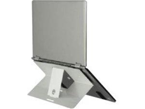 R-Go Tools Riser Adjustable Attachable Laptop Stand, Integrated, Silver