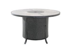 Sunjoy Group 243331 33.46 x 53.94 in. Avellino Round Counter Height Gas Fire Pit Table Sunjoy Group 243331 33.46 x 53.94 in. Avellino Round Counter Height Gas Fire Pit Table