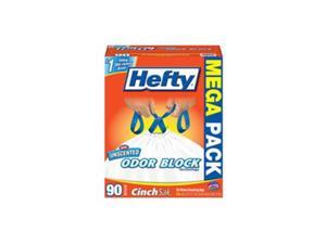 Reynolds Food Packaging Rfpe83690 Hefty Cinch Sak Unscented Odor Block Tall Kitchen Bag, White Reynolds Food Packaging Rfpe83690 Hefty Cinch Sak Unscented Odor Block Tall Kitchen Bag, White