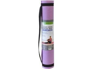 Trimax Sports WTE10677LV 0.25 in. Yoga Mat with Carry Strap, Lavender Trimax Sports WTE10677LV 0.25 in. Yoga Mat with Carry Strap, Lavender