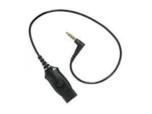Plantronics PL-38541-02 Quick Disconnect 3.5 mm Headset Adapter Cable - Black Plantronics PL-38541-02 Quick Disconnect 3.5 mm Headset Adapter Cable - Black