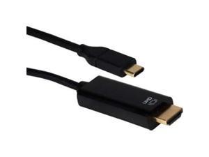 QVS USBCHD-06 6 ft. USB-C-Thunderbolt 3 to HDMI Ultra HD Video Converter Cable