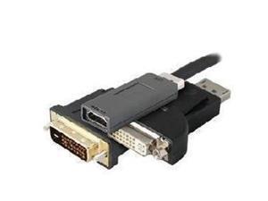 AddOn DISPORT2HDMIMM10F 10 ft. Black DisplayPort Male to HDMI Male Cable Male to Male AddOn DISPORT2HDMIMM10F 10 ft. Black DisplayPort Male to HDMI Male Cable Male to Male