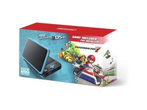 Nintendo JANSBADB New Nintendo 2DS Extra Large Black Plus Turquoise MK7 Pre-installed Game Nintendo JANSBADB New Nintendo 2DS Extra Large Black Plus Turquoise MK7 Pre-installed Game