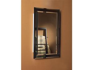 Jensen 1450BC 16 x 26 in. Mirror on Mirror Frameless Single-Door Recessed Medicine Cabinet with Beveled Edge Jensen 1450BC 16 x 26 in. Mirror on Mirror Frameless Single-Door Recessed Medicine Cabinet with Beveled Edge