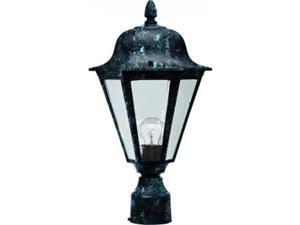 Dabmar Lighting GM133-VG-FROST 26W & 120V S26-GU24 Daniella Post Top Light Fixture with Frosted Glass - Verde Green Dabmar Lighting GM133-VG-FROST 26W & 120V S26-GU24 Daniella Post Top Light Fixture with Frosted Glass - Verde Green