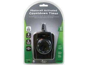 Prime Wire & Cable TNOCD002 2 Outlet Outdoor Countdown Timer with 6 in. Cord, Black Prime Wire & Cable TNOCD002 2 Outlet Outdoor Countdown Timer with 6 in. Cord, Black