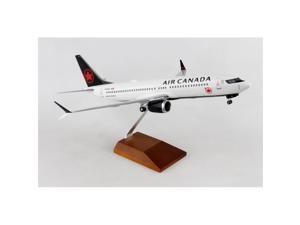 Skymarks SKR8279 Air Canada Boeing 737-MAX8 Scale 1 by 100 with Wood Stand & Gear Skymarks SKR8279 Air Canada Boeing 737-MAX8 Scale 1 by 100 with Wood Stand & Gear