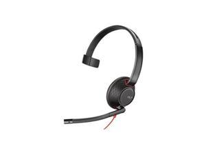 Plantronics Blackwire C5210 Headset - Mono - USB Type C - Wired - 20 Hz - 20 kHz - Over-The-Head - Monaural - Supra-Aural - Noise Cancelling Microphone