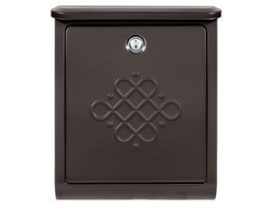 Architectural Mailboxes 2697RZ-10 Bordeaux Locking Wall Mount Mailbox - Rubbed Bronze - Medium Architectural Mailboxes 2697RZ-10 Bordeaux Locking Wall Mount Mailbox - Rubbed Bronze - Medium