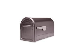Architectural Mailboxes 7900-2RZ-CG-10 Mapleton Post Mount Mailbox with Premium Champagne Flag - Rubbed Bronze - Large Architectural Mailboxes 7900-2RZ-CG-10 Mapleton Post Mount Mailbox with Premium Champagne Flag - Rubbed Bronze - Large