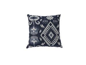 Set of Two Benzara BM178010 Contemporary Style Palm Leaves Designed Throw Pillows Gray