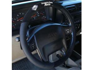 Fremont Die 68530 Poly-Suede Steering Wheel Cover - Tampa Bay Rays Fremont Die 68530 Poly-Suede Steering Wheel Cover - Tampa Bay Rays