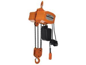 Vestil Manufacturing H-6000-1 6000 lbs 1 Phase Economy Chain Hoist with Chain Container Vestil Manufacturing H-6000-1 6000 lbs 1 Phase Economy Chain Hoist with Chain Container