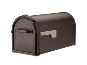 Architectural Mailboxes 5593RZ-CG Hillsborough Post Mount Mailbox - Rubbed Bronze - Large Architectural Mailboxes 5593RZ-CG Hillsborough Post Mount Mailbox - Rubbed Bronze - Large