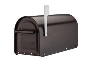 Architectural Mailboxes 5560RZ-SR Sequoia Heavy-Duty Post Mount Mailbox - Rubbed Bronze - Large Architectural Mailboxes 5560RZ-SR Sequoia Heavy-Duty Post Mount Mailbox - Rubbed Bronze - Large