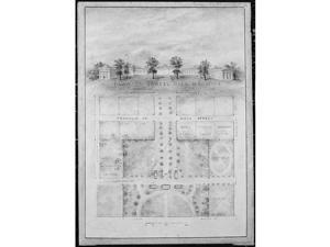 University of North Carolina Chapel Hill, Distant Perspective & Plan of Grounds Poster Print by Alexander Jackson Davis, American New York 1803 1892 West Orange New Jersey, 18 x 24 University of North Carolina Chapel Hill, Distant Perspective & Plan of Grounds Poster Print by Alexander Jackson Davis, American New York 1803 1892 West Orange New Jersey, 18 x 24