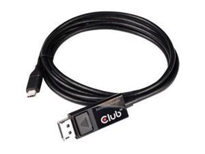 Club 3D Usb Type C Cable To Dp 1.4 8K60hz M/M 1.8M/5.9Ft