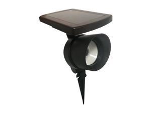 Living Accents 3908506 Oil Rubbed Bronze Solar Powered LED Spotlight