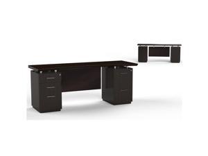 Mayline STEC72BFTDC 72 in. Sterling Credenza, Box-Box-File & File-File Pedestals - Textured Mocha - 29.5 x 72 x 24 in. Mayline STEC72BFTDC 72 in. Sterling Credenza, Box-Box-File & File-File Pedestals - Textured Mocha - 29.5 x 72 x 24 in.