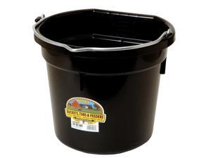 Little Giant 7404031 20 qt. Round Plastic Bucket - Black Little Giant 7404031 20 qt. Round Plastic Bucket - Black