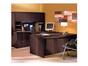 Mayline AT2LDC 6 x 9 ft. Aberdeen Series Suite 2 Straight Front U-Shaped Desk, Mocha Mayline AT2LDC 6 x 9 ft. Aberdeen Series Suite 2 Straight Front U-Shaped Desk, Mocha