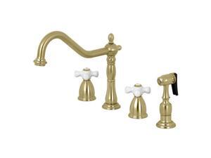 Kingston Brass LS8771DPL Paris Single-Handle Pull-Down Kitchen Faucet Polished Chrome