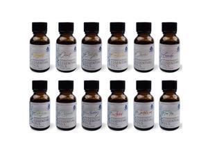 Pursonic EOGS1215 Pure Essential Aromatherapy Oils, Pack of 12 Pursonic EOGS1215 Pure Essential Aromatherapy Oils, Pack of 12