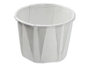 Paper Souffle Portion Cups, 0.75 oz, White, 250/Sleeve, 20 Sleeves/Carton 075KPC Paper Souffle Portion Cups, 0.75 oz, White, 250/Sleeve, 20 Sleeves/Carton 075KPC