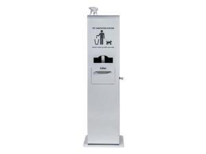 Crown Products CWDPPINDOOR Indoor Pet Sanitation Station, Silver Crown Products CWDPPINDOOR Indoor Pet Sanitation Station, Silver