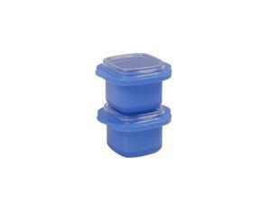 Jobar JB8247BLU Individual Ice Cube Tray, Blue - Set of 2