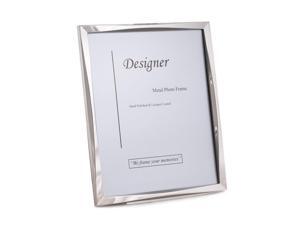Grey Bey-Berk SF110-11 Silver Plated with Croco Design 5x7 Picture Frame with Easel Back