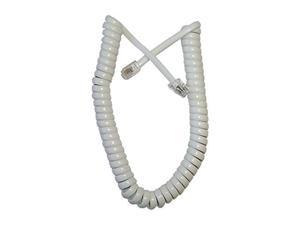 Black Point Products BT-083 WHITE 7 ft. CoiLED Handset Cord