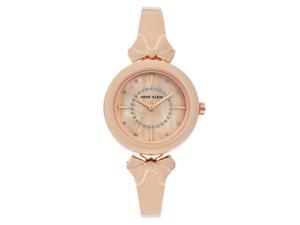 Anne Klein AK-3298BHRG Women Glitter Accented Enamel Bow Bracelet Watch with Pink Mother of Pearl Dial Anne Klein AK-3298BHRG Women Glitter Accented Enamel Bow Bracelet Watch with Pink Mother of Pearl Dial
