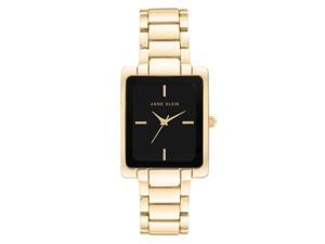 Anne Klein AK-2994BKGB Women Black & Gold Rectangle Watch Anne Klein AK-2994BKGB Women Black & Gold Rectangle Watch