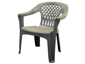 Adams Manufacturing 242366 Big Easy Stacking Chair, Gray Adams Manufacturing 242366 Big Easy Stacking Chair, Gray
