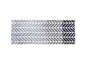 Jellybean SS-JB002J 21 x 54 in. Straight & Arrows Gray Runner Rug Jellybean SS-JB002J 21 x 54 in. Straight & Arrows Gray Runner Rug