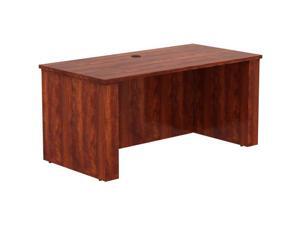 Lorell LLR69570 60 x 29 x 49 in. Essentials Sit to Stand Desk Shell, Cherry Lorell LLR69570 60 x 29 x 49 in. Essentials Sit to Stand Desk Shell, Cherry