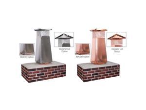 Olympia 3602759 8 x 8 in. Stainless Steel Flue Extension with 34 in. High Performance Olympia 3602759 8 x 8 in. Stainless Steel Flue Extension with 34 in. High Performance
