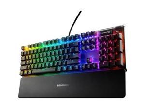 Steelseries 64786 Apex 7 Mechanical Gaming Keyboard - Cable Connectivity - USB Interface - 104 Key - English - Windows, Mac OS, PC - Mechanical Keyswitch - Black