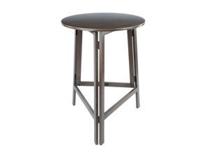 Torrence High Round Table, Oyster Gray Finish 16340