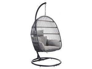 Zuo Bilbao Hanging Chair, Gray Zuo Bilbao Hanging Chair, Gray