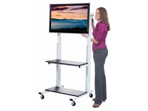 Luxor Home Office Crank Adjustable Flat Panel CLCD LCD TV Cart