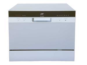 SPT SD-2202S Countertop Dishwasher with Delay Start Silver 