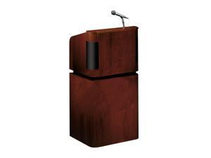 The Aristocrat Sound Lectern with Tie Clip/ Lavalier Wireless Mic - Mahogany The Aristocrat Sound Lectern with Tie Clip/ Lavalier Wireless Mic - Mahogany